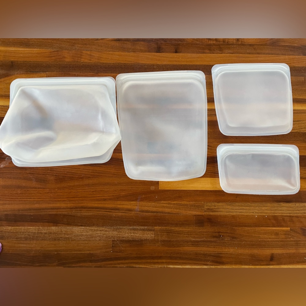 4 EUC Stasher Bags - Clear
